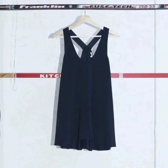 HELMUT LANG NAVY‎ TUNIC XS NWOT - Picture 1 of 5